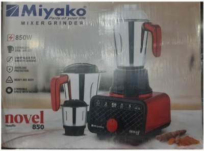 Picture of Miyako 3 in 1 Blender & Mixer Grinder Novel | 850 Watt | Made in India