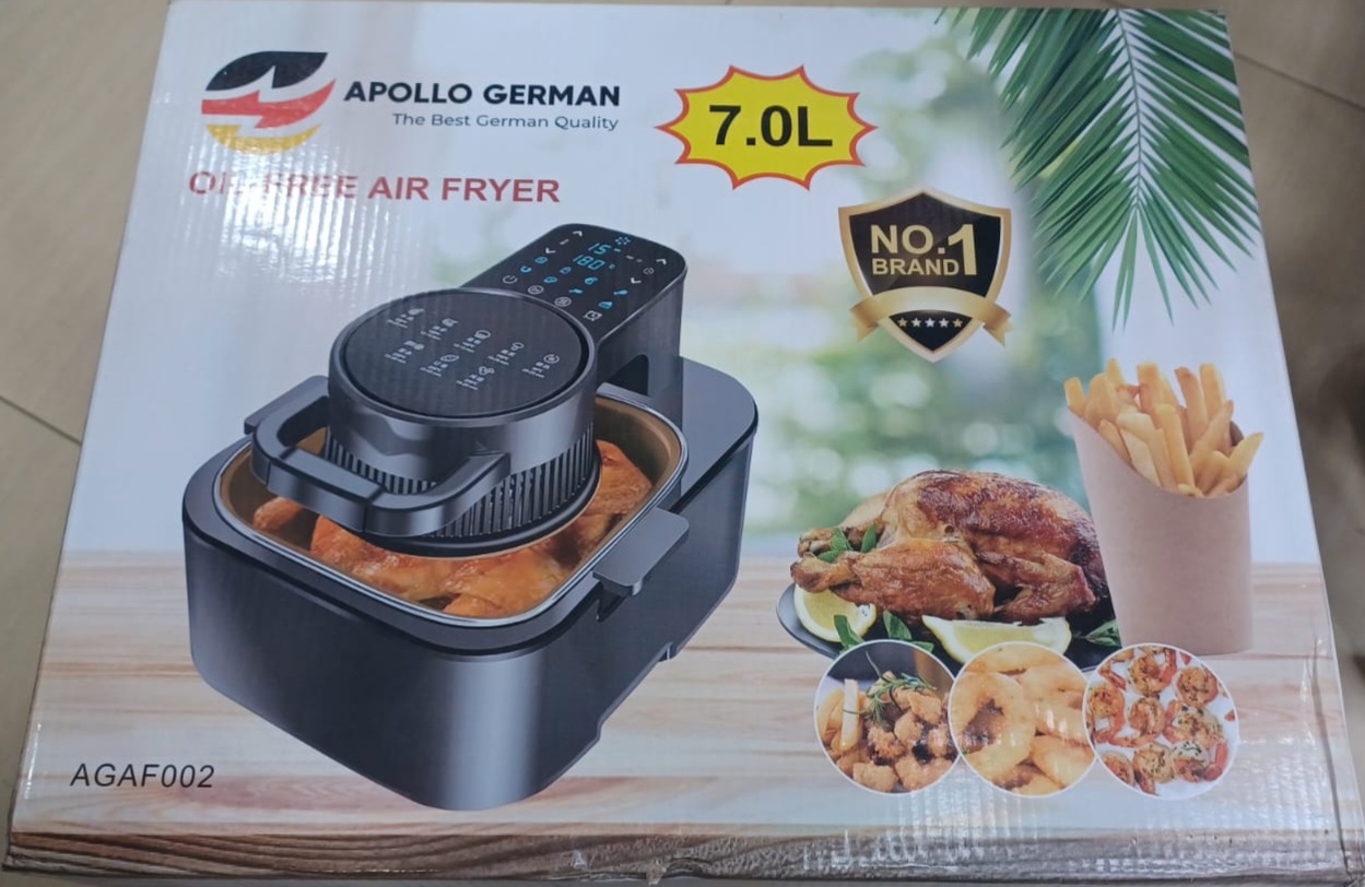 Picture of 7 Liter Apollo German Air Fryer AGAF001 / AGAF002