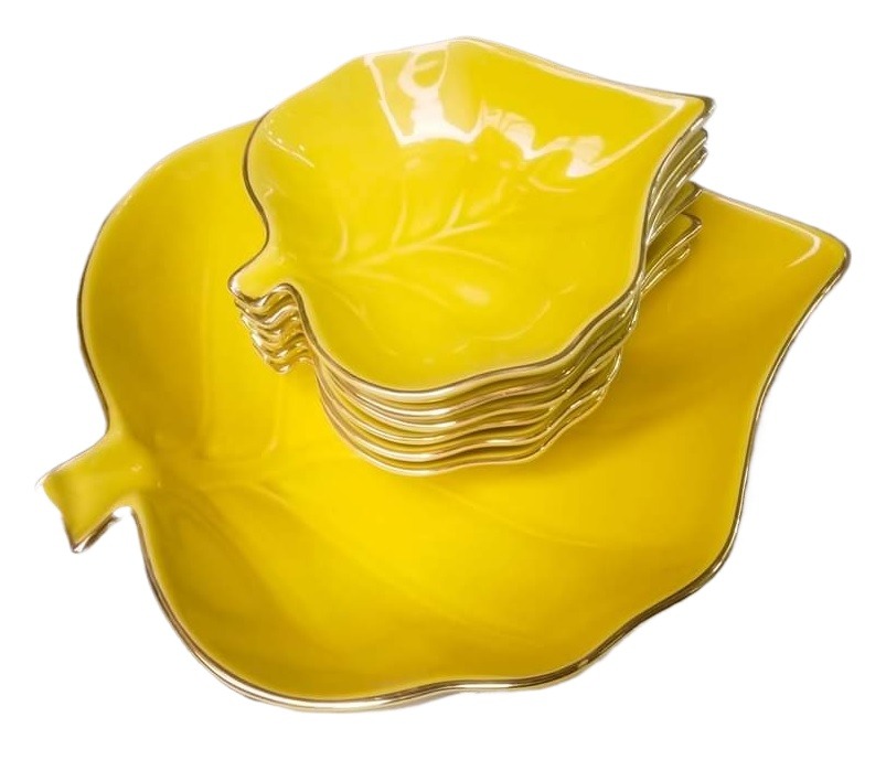 Picture of New design 7 Pcs Custard Set Sweet Bowl Set Including Serving Dish , Oven Proof porcelain Ceramic Porcelain Snack Bowl Set,Ceramic Soup & Firni Bati