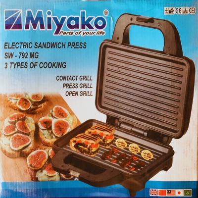 Picture of Miyako Big Size Electric Sandwich Maker/Sandwich Press/ Sub-sandwich Maker SW-792