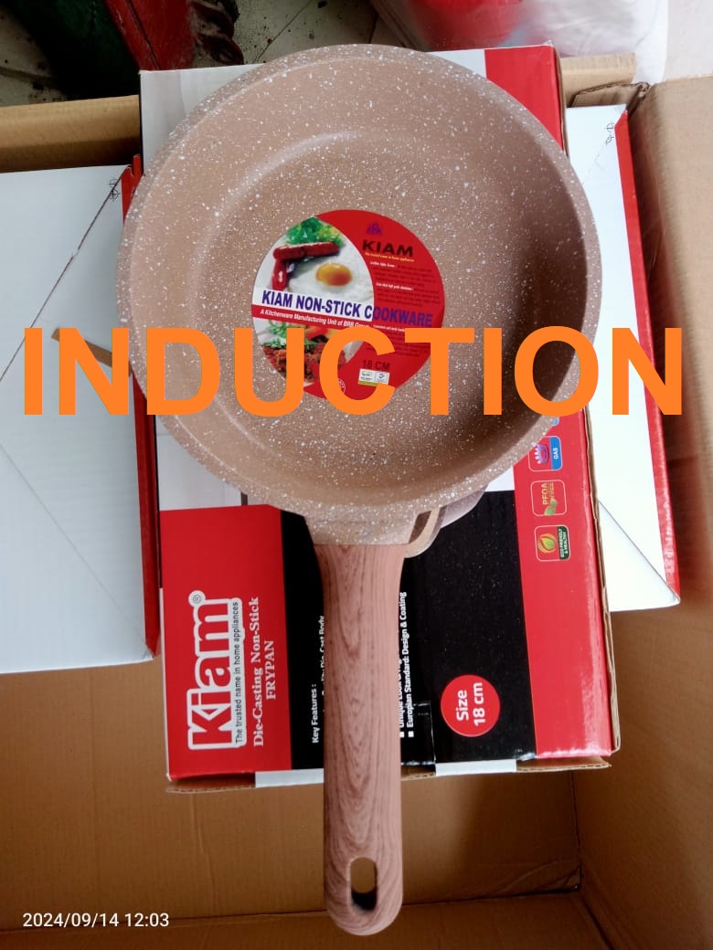 Picture of Kiam / MGC CERAMIC/ DIECASTING Fry Pan/ Taper Without Glass Lid 18CM (INDUCTION)