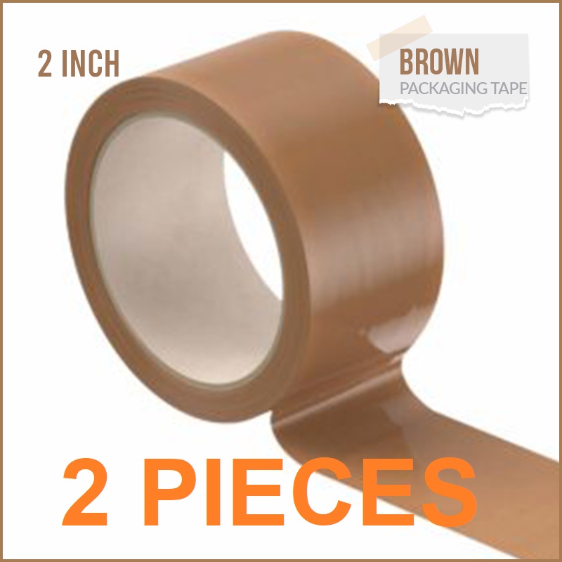 Picture of 2 Pieces Cello Brown Tape 2'' inch Width 80 Yard