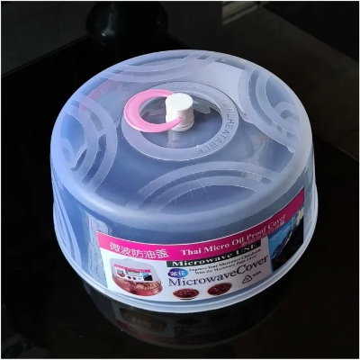 Picture of Microwave Food Cover/Food Plate Cover Splatter Guard Non Stick Plastic Clear Dish Lid - 1 Pcs - Kitchen Rack - Kitchen Rack - Oven Cover