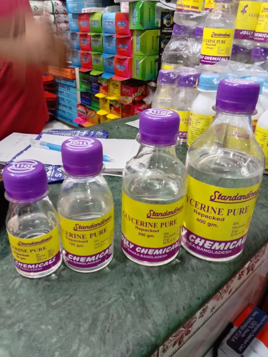 Picture of 60 ml +120+200 ml + 400 =780 ml/ 4 bottle Jolly gliserine for winter