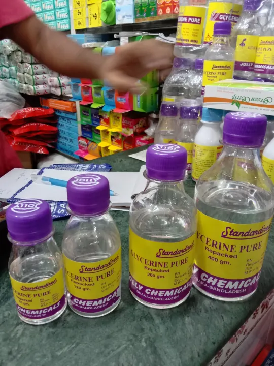 Picture of 60 ml +120+200 ml + 400 =780 ml/ 4 bottle Jolly gliserine for winter