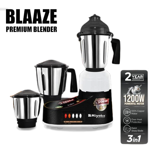 Picture of 1200 WATT Miyako Blaaze 3 in 1 Premium Blender