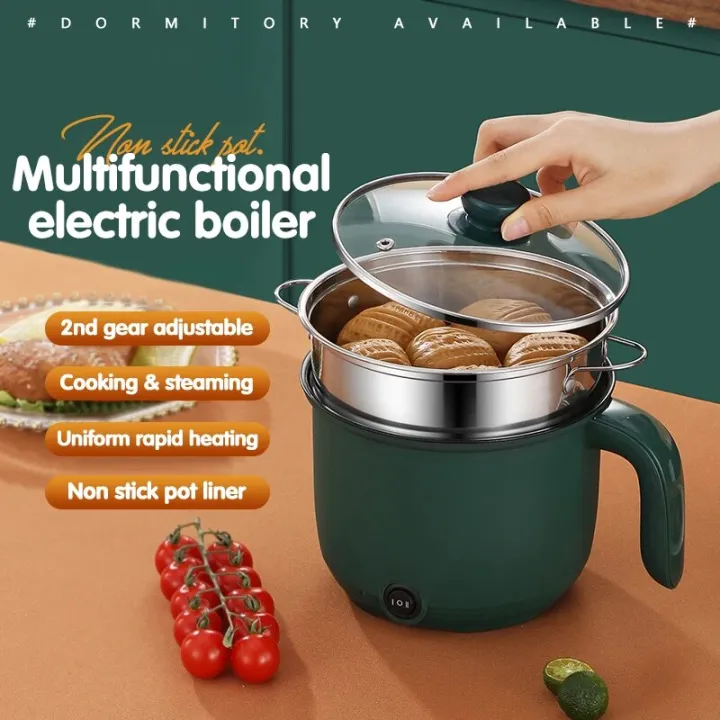 Picture of Double Layer Electric Cooker 1.5L Non-stick Pan Electric Cooking Machine Home 1-2 People Multifunction Hot Pot