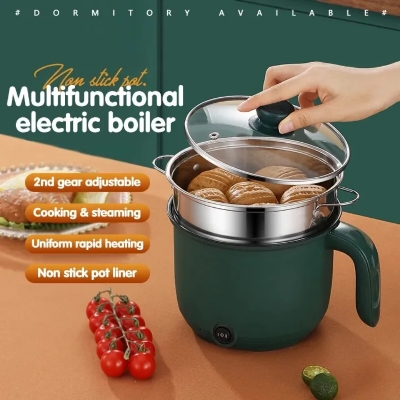 Picture of Double Layer Electric Cooker 1.5L Non-stick Pan Electric Cooking Machine Home 1-2 People Multifunction Hot Pot
