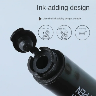 Picture of 12 Pieces Refillable Permanent Marker Pen