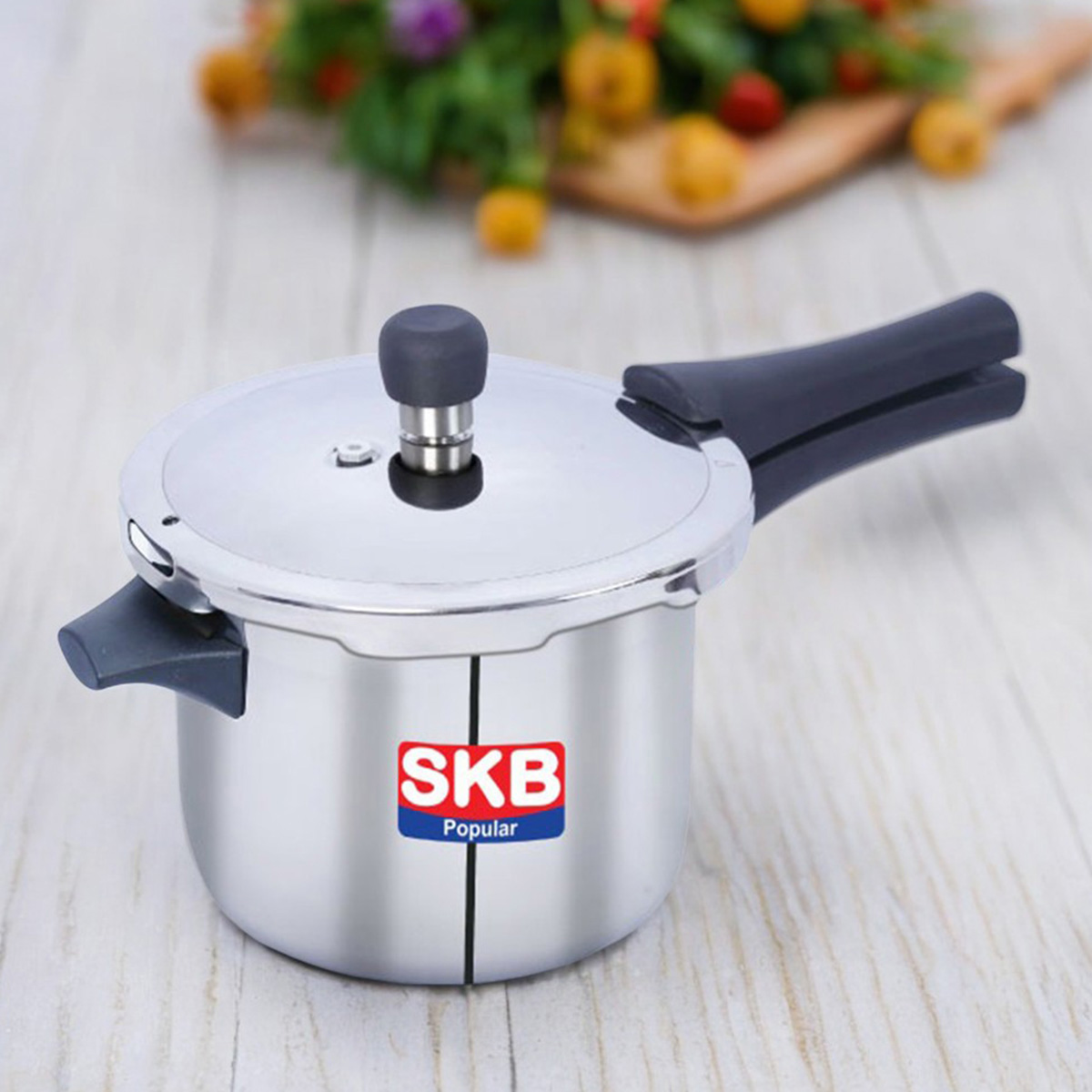 Picture of SKB Stainless Steel pressure cooker with whistle system 5 Liter