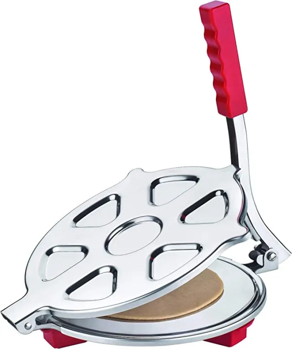 Picture of Stainless Steel Roti Maker / Puri Press Size: 6.5Inches (Silver)