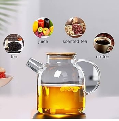 Picture of Clear Glass Tea / Coffee / Juice Kettle 55-1