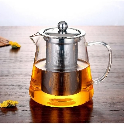 Picture of Clear Glass Tea Or Coffee Kettle 74-2