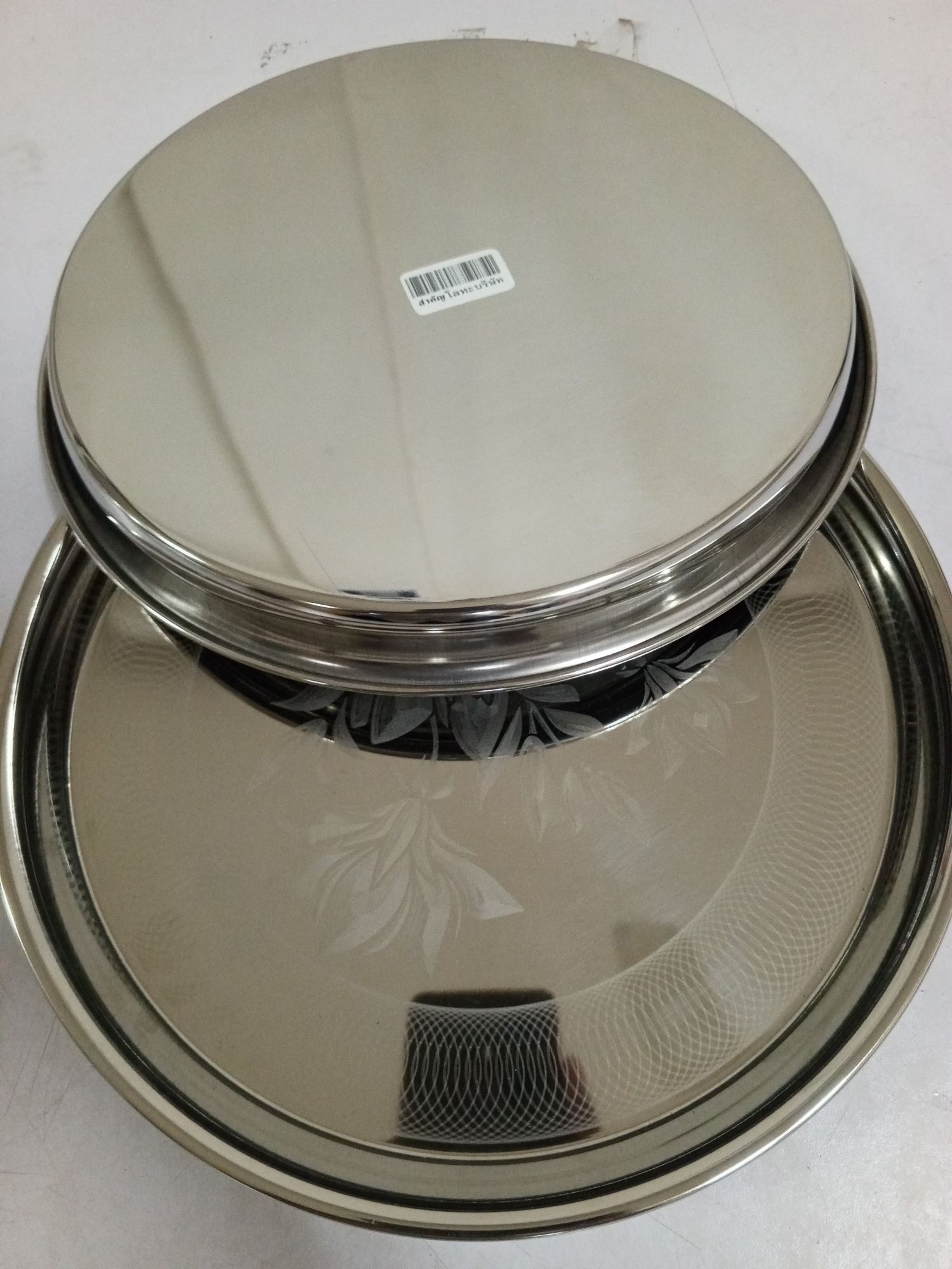 Picture of Stainless Steel High Quality 26cm Plate for Kitchen 1 pc