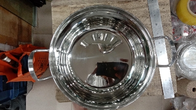 Picture of 20cm Maxfresh Stainless Steel Steamer/Modak/Momo Maker with See through Lid, (20cm x 2 tier)