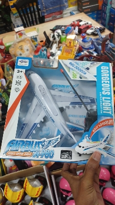 Picture of Remote Control AIRBUS Plane With Light & Music RECHARGEABLE BATTERY