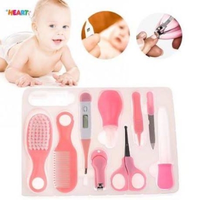 Picture of Baby Care Set, Baby Care Tools & Essentials 10 Piece Portable Baby Health Care Set Nail Care for Newborn