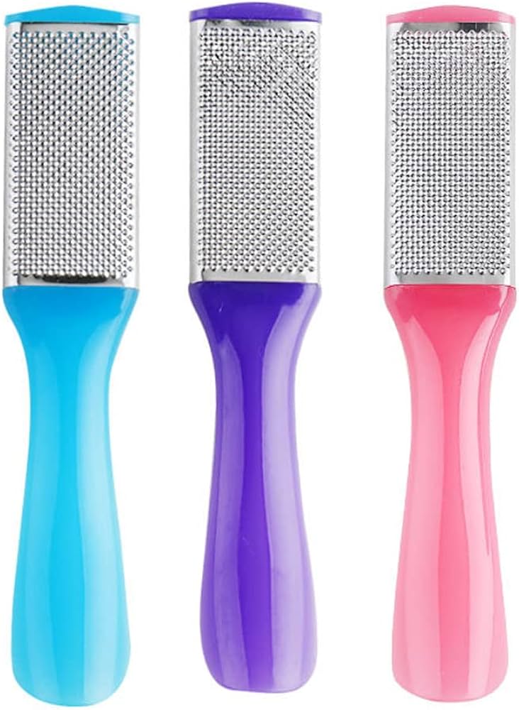 Picture of 1 PC Foot File Hard Skin Remover Foot Care Pedicure Tool Stainless Steel Double Sided Foot Scraper MULTICOLOUR