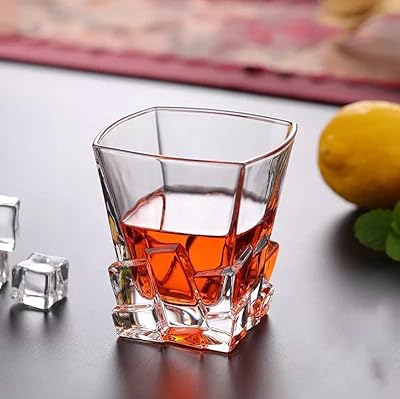 Picture of Ice Design Whiskey Glasses Set of 6 pcs- 300 ml Glass Set