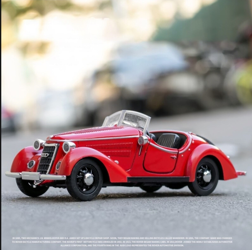 Picture of 1PC Audi Wanderer W25K Classic Diecast Alloy Car 1:32 Vintage Vehicles Metal Car Model Car Sound Light Toys For Gift