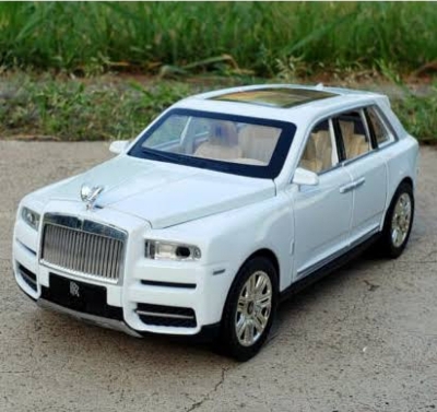 Picture of 1PC 1:32 Rolls Royce Cullinan Diecast Alloy Car Hybrid Super Premium Model Vehicle Metal Toy Pull back Sound Light