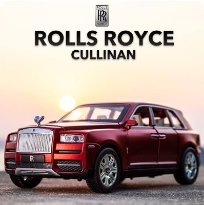Picture of 1 PC 1:32 Rolls Royce Cullinan Diecast Alloy Car Hybrid Super Premium Model Vehicle Metal Toy Pull back Sound Light