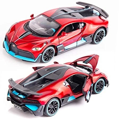 Picture of 1 PC 1:32 Bugatti DIVO Diecast Alloy Car Super Sports Racing Car Simulation Toy Vehicles Metal Car Model Car Sound Light Toys For Gift
