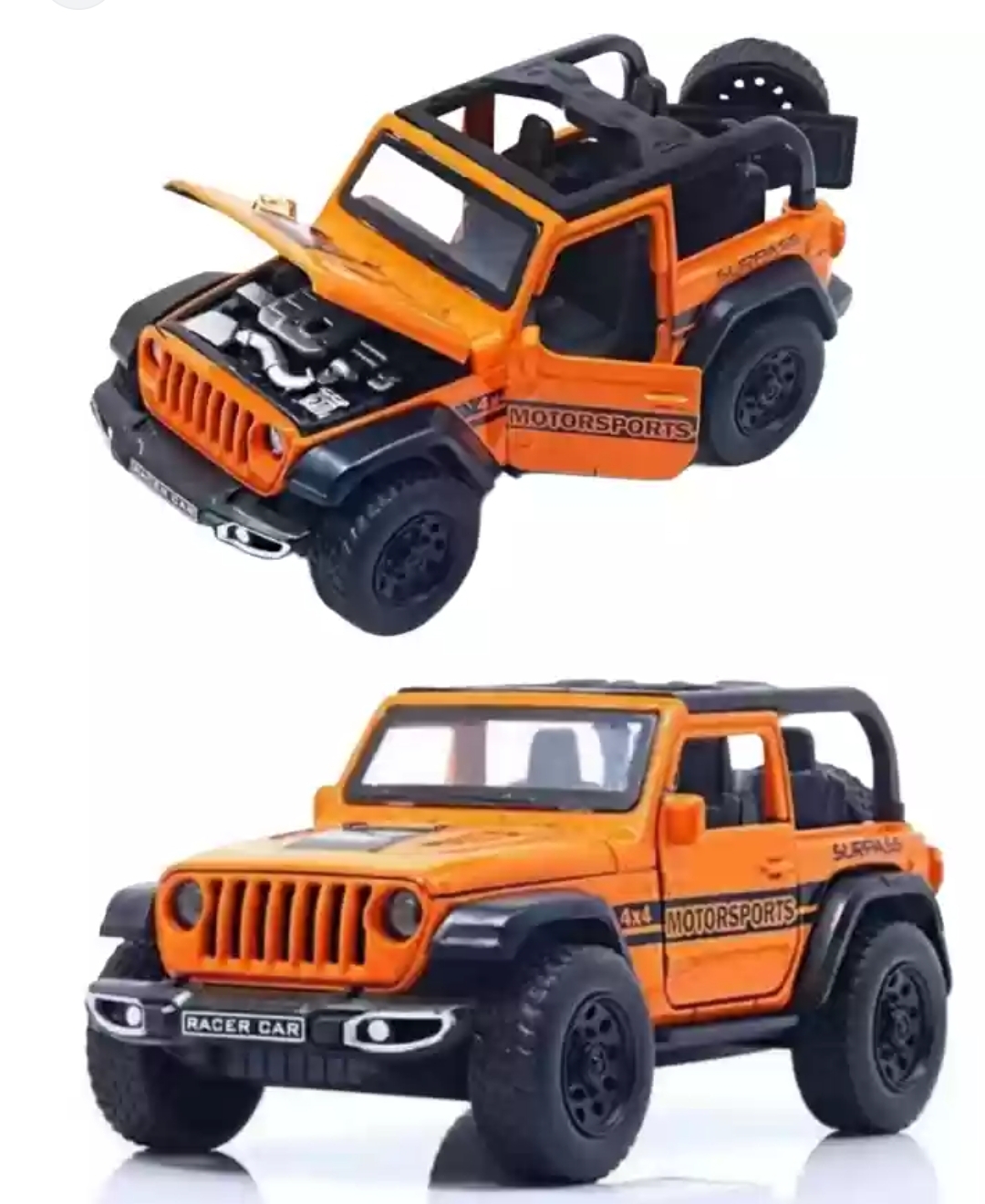 Picture of 1PC 1:32 High Simulation Jeep Wrangler Rubicon 1941 convertible Diecast Car sound and light alloy car model children's off-road vehicle model Car