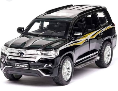 Picture of 1PC 1:32 Toyota Land Cruiser Diecast Alloy Car Premium Model Vehicle Metal Toy Model Pull back Sound Light