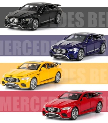 Picture of 1 PC 1:32 Mercedes BENZ AMG GT63 Diecasts Car Toy Vehicles Metal Car 6 Doors Open Model Car Sound Light Fast & Furious Car Toys For Children Gift