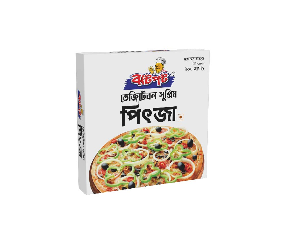 Picture of Jhatpot Vegetable Supreme Pizza-200gm