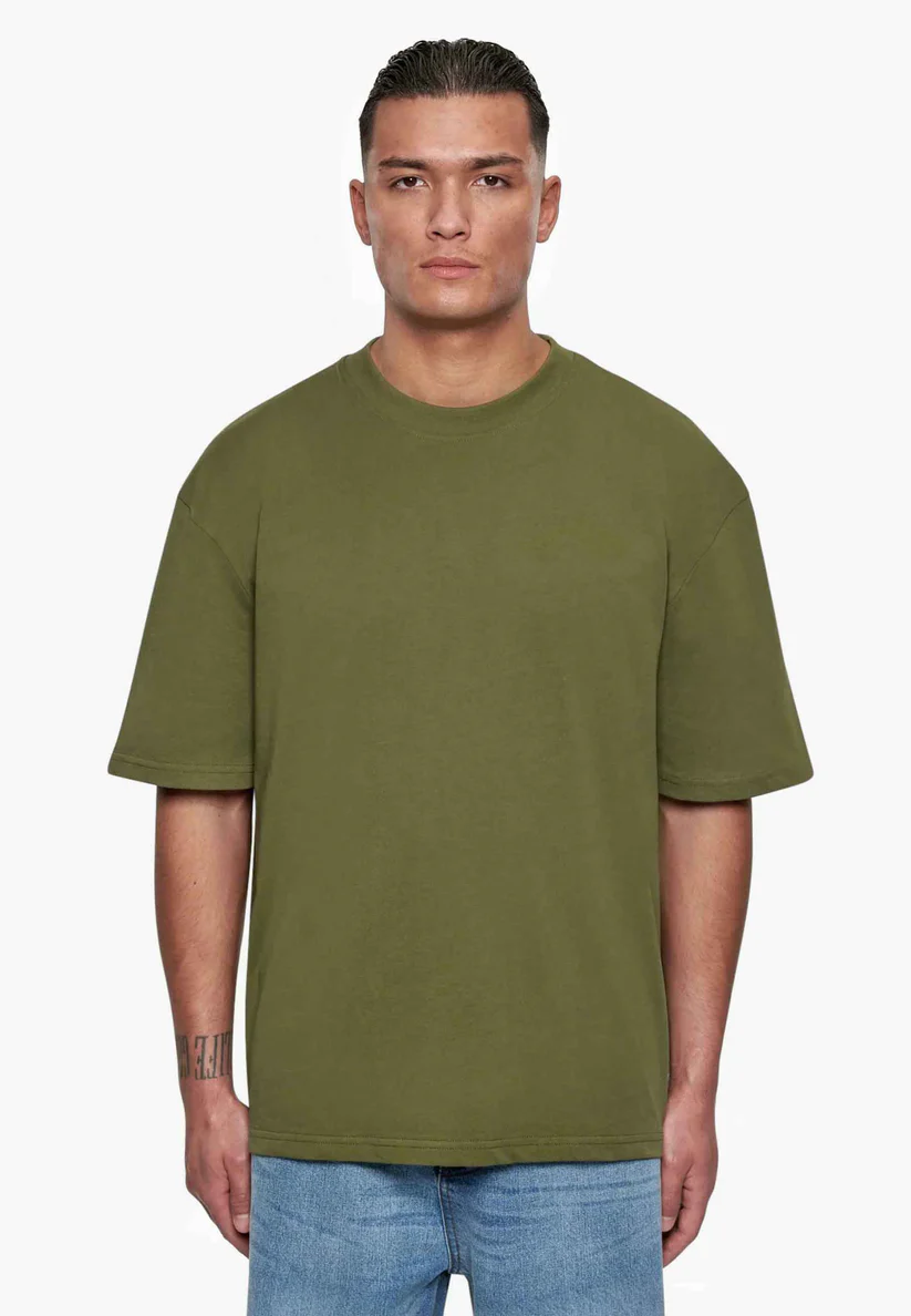 Buy Oversized Plain T-Shirt – Olive Best Price In Bangladesh