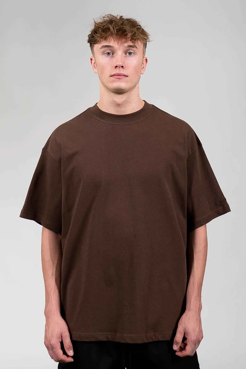 Buy  Oversized Plain T-Shirt – Brown Coffee Best Price In Bangladesh