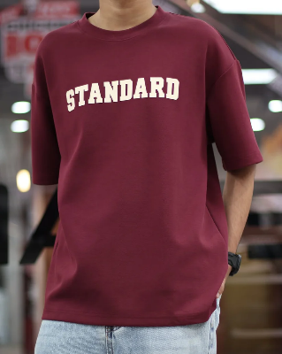 Buy Drop Shoulder Print T-Shirt – Standard Best Price In Bangladesh