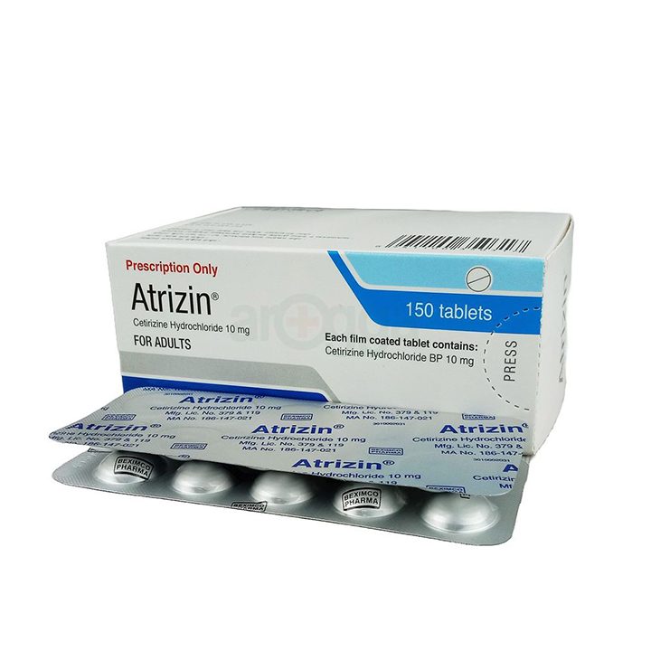 Picture of Atrizin 10mg Tablet