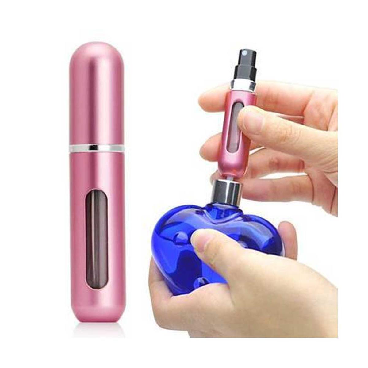 Picture of Refillable 5ml Refillable Mini Perfume Spray Bottle Aluminum Spray Atomizer Portable Travel Cosmetic Container Perfume Bottle