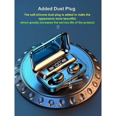 Picture of 8D hifi true stereo auriculares bt 5.0 waterproof ipx7 wireless headset earphone earbuds tws F9 with power bank - Earbuds - à¦¬à§à¦²à§à¦Ÿà§à¦¥ à¦¹à§‡à¦¡à¦«à§‹à¦¨ - Bulotooth Headphone