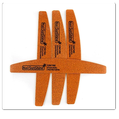 Picture of 1Pcs Sanding Nail File Buffer / Grinding Buffing Polishing Shaping Bar Pedicure Nail Art Tools Manicure Emery Zebra Nail Files 100 180