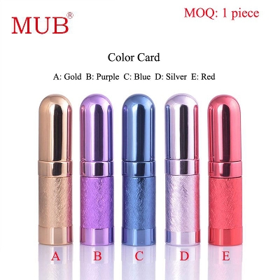 Picture of MUB 6ML Pocket Aluminum Bottle Mini Travel Refillable Spray Bottles With Atomizer