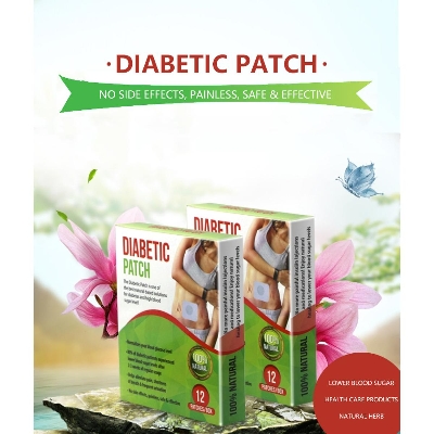Picture of 6 patches/ Bag High quality diabetic detox lower blood sugar patch stabilizes