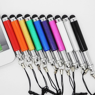 Picture of Retractable Touch Screen Stylus Pen Capacitive Pen for All Smart Phone & Tablet -Stylus Capacitive Touch Pen- Stylus Pen- Random Color