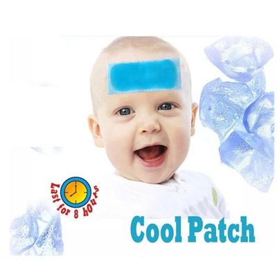 Picture of Cooling gel paste for baby & children/ Non - toxic Safe Mint Cooling Gel Sheet Fever, be cool patch
