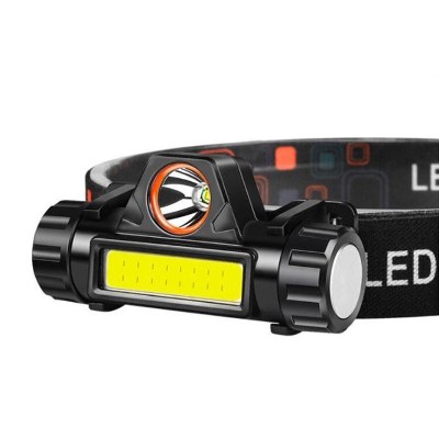 Picture of Rechargeable Magnetic comfort Super Bright Headlamp Removeable With XPE Spotlight COB Floodlight Waterproof Camping Headlamp