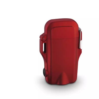 Picture of Outdoor Camping Flashlight LED Light Multi-function USB Lighter Waterproof Double Arc Charging Lighter Good Gift