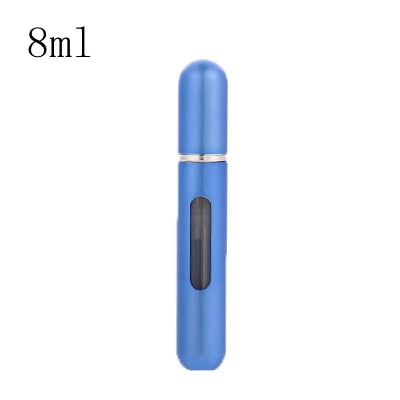 Picture of MUB 8ml Perfume Atomizer Refillable Travel Spray Bottle Empty Mini Bottom Refill Aluminum Perfume Atomizer Bottle
