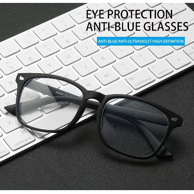 Picture of Newest ladies computer anti blue light retro square optical frame wholesale women eyewear men eyeglasses design eye glasses