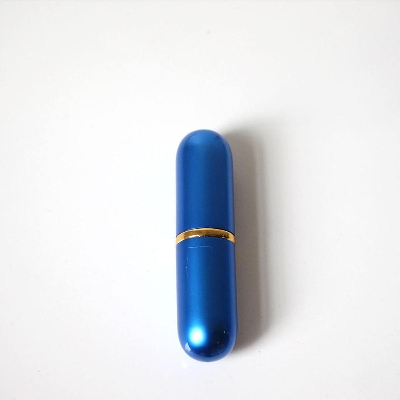 Picture of Mini 3ml Round Portable Pocket Sized Refillable Aluminum Atomizer Perfume Empty Bottles for Cosmetic Packaging