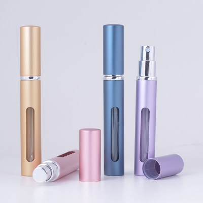 Picture of MUB 10ML Pocket Sized Refillable Perfume Atomizer Spray Empty Portable Travel Aluminum Parfum Atomiser Bottle