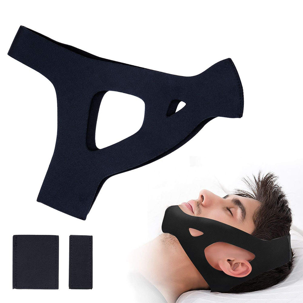 Picture of Comfortable Stop sleeping Apnea Jaw Support Anti Snoring Belt chin strap