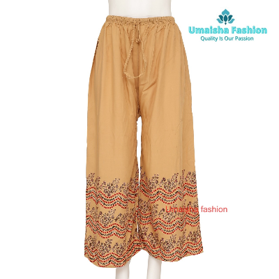 Buy Umaisha Fashion Soft Linen Print Plazzo For Woman Online in Bangladesh at Best Prices